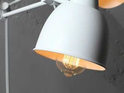 Lampa ścienna COBEN WALL 2 - biały