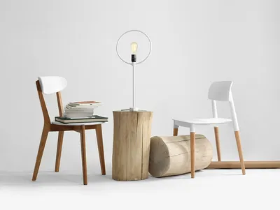 Lampa BULLET TABLE - biały