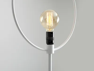 Lampa podłogowa BULLET FLOOR - biały