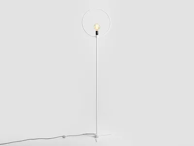 Lampa podłogowa BULLET FLOOR - biały