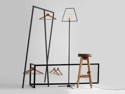 Lampa podłogowa FIRKANT FLOOR - czarny