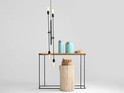Lampa wisząca TWIGO 4 - czarny
