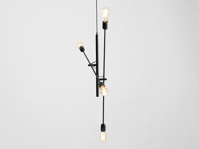 Lampa wisząca TWIGO 4 - czarny