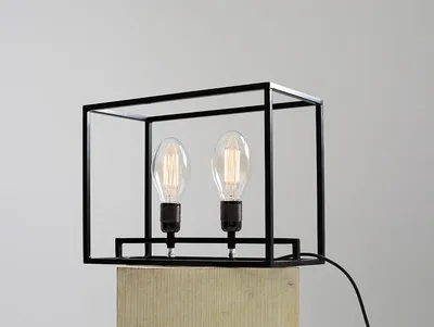 Lampa stołowa METRIC TABLE - czarny