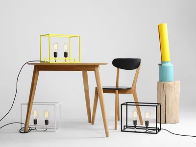 Lampa stołowa METRIC TABLE - czarny