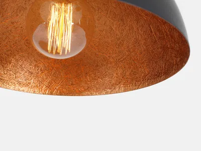 Lampa wisząca LORD 35 - miedziano-czarny