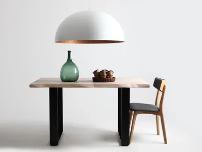 Lampa wisząca LORD 90 - miedziano-biały