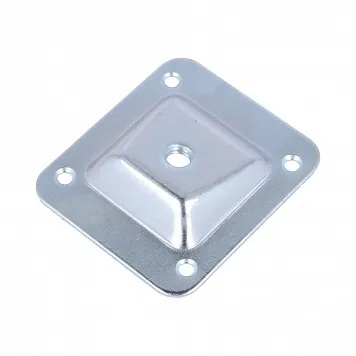 Łącznik nogi Siso 10 stopni - ocynk biały / 66x58 mm