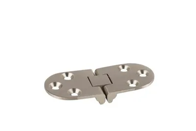 Zawias stołu rozkładanego Siso - efekt stali nierdz. / 30x72x2 mm