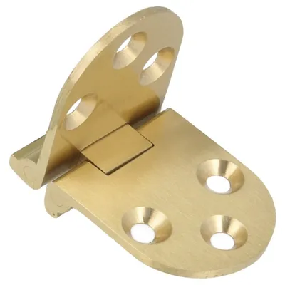 Zawias stołu rozkładanego Siso - mosiądz szczotkowany / 30x72x2 mm