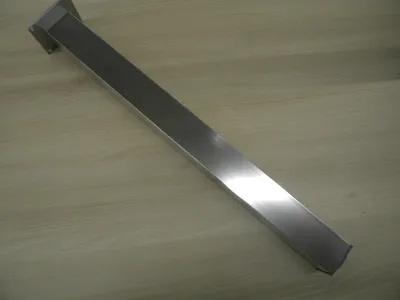 Noga meblowa aluminiowa kwadratowa 6 cm / 110 cm - elektropolerowany
