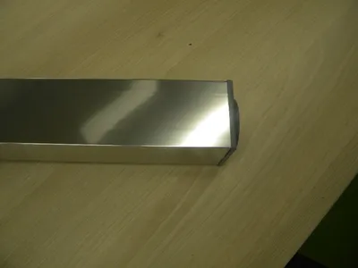 Noga meblowa aluminiowa kwadratowa 6 cm / 110 cm - elektropolerowany