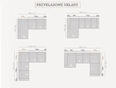 Narożnik LOFT 92 z barkiem i pojemnikami