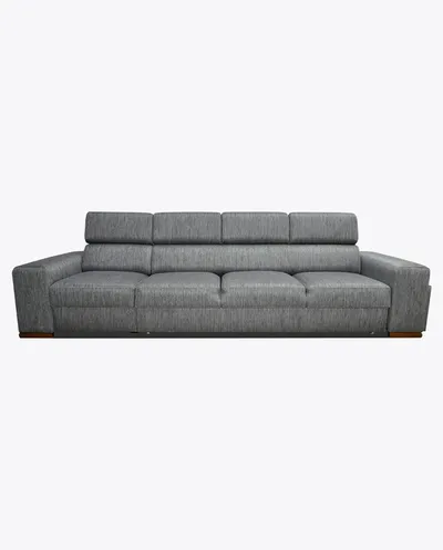 Sofa rozkładana LOFT 41 z pufami