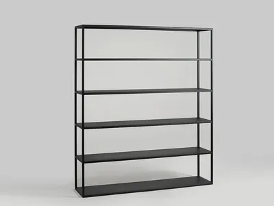 Regał HYLLER METAL 150x180 - czarny