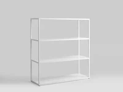 Regał HYLLER METAL 100x110 - biały