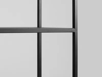 Regał HYLLER METAL 150x110 - czarny