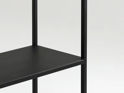 Regał HYLLER METAL 150x75 - czarny