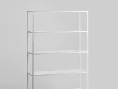 Regał HYLLER METAL 100x180 - biały
