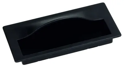 Uchwyt wpuszczany MD15 - czarny półmat / rozstaw 96 mm