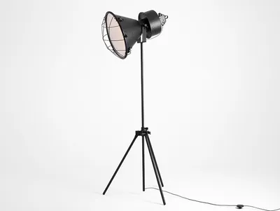 Lampa podłogowa LOFT FLOOR - czarny