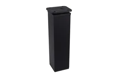 Stopka 40x40 regulowana (CK40.ZP) H150mm. aluminium/tworzywo sztuczne C-35 czarny anodowany mat
