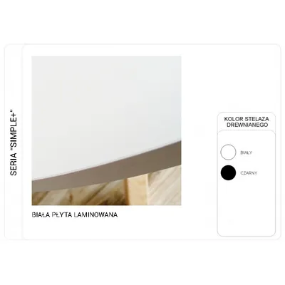 Stół okrągły TRIPLE SIMPLE 100 cm