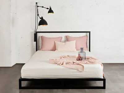 Łóżko IMAGIN 160x200 - czarny