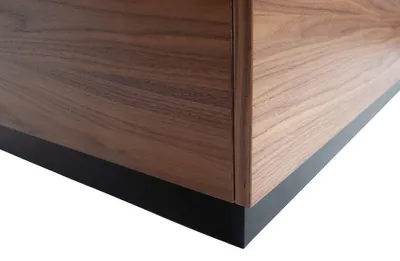 Stolik kawowy BLOCK 82x82 - brązowy