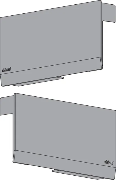 Siłowniki Servo-Drive AVENTOS HK TOP / LF 1730-5200 / białe zaślepki 