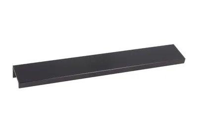 Uchwyt listwowy 4394 - czarny półmat / rozstaw 160 mm