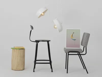 Lampa wisząca POPO FLAT L 2 - biały