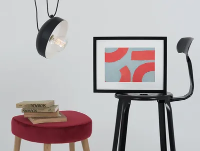 Lampa wisząca POPO FLAT 1 - czarny