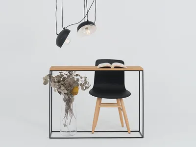 Lampa wisząca POPO FLAT 2 - czarny