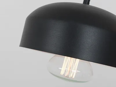 Lampa wisząca POPO FLAT 2 - czarny