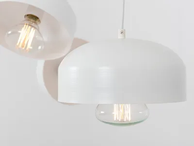 Lampa wisząca POPO FLAT 4 - biały