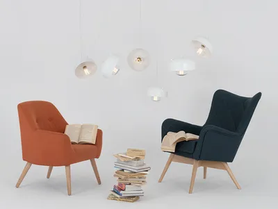 Lampa wisząca POPO FLAT 6 - biały