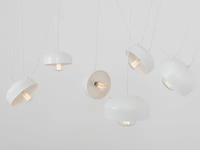Lampa wisząca POPO FLAT 6 - biały