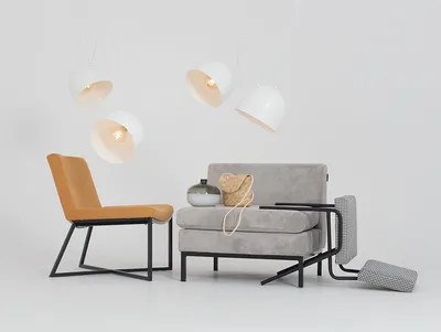 Lampa wisząca POPO L 4 - biały