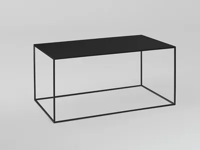 Stół kawowy TENSIO METAL 100x60 - czarny