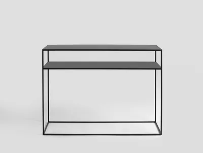 Konsola TENSIO 2 FLOOR METAL 100x35 - czarny