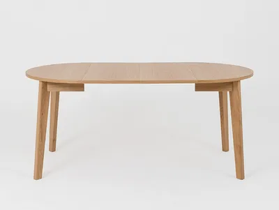 Stół okrągły rozkładany WOODYOU ROUND 95 - dąb lity