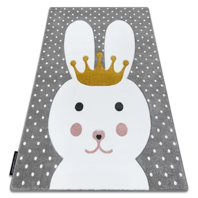 Dywan BUNNY QUEEN - szary