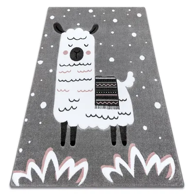 Dywan FLUFFY LAMA - szary