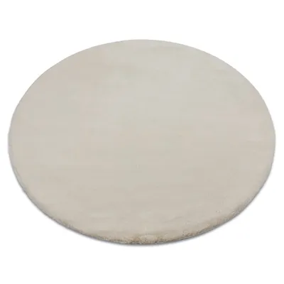 Dywan okrągły FLUFF CREAMY - beż