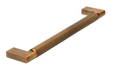 Uchwyt 2457 - mosiądz antyczny szczotkowany patynowany / rozstaw 160 mm