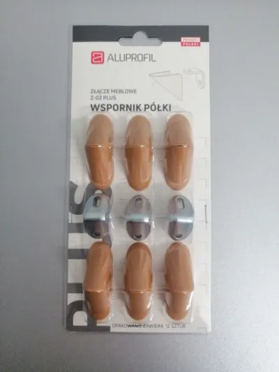 Złącze meblowe regulowane Z-02 PLUS - olcha / 12 szt.