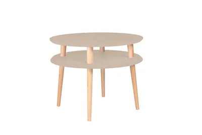 Stolik kawowy UFO 70x35/45 cm - kawowy