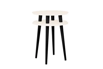 Stolik kawowy UFO 45x61 cm - wapienny