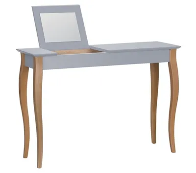 Toaletka LILLO z lusterkiem 105x35 cm - ciemnoszary